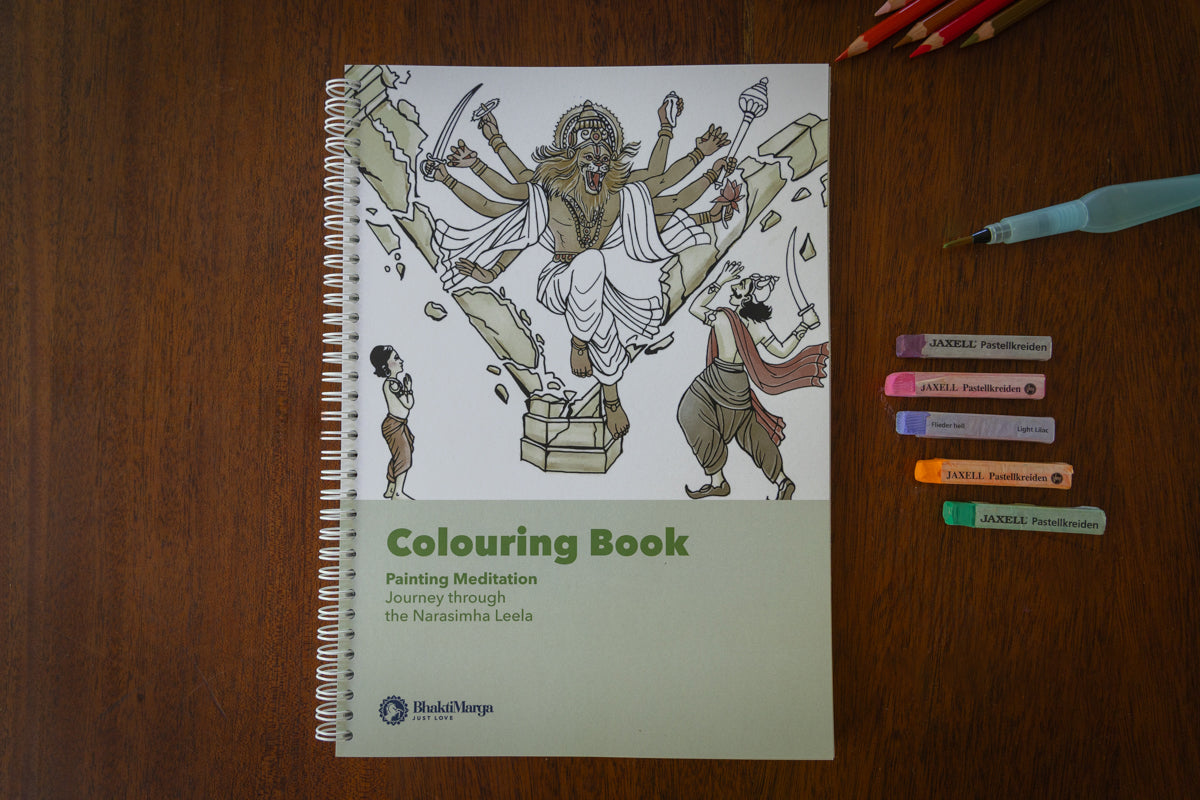 Journey through the Narasimha Leela | Coloring Book