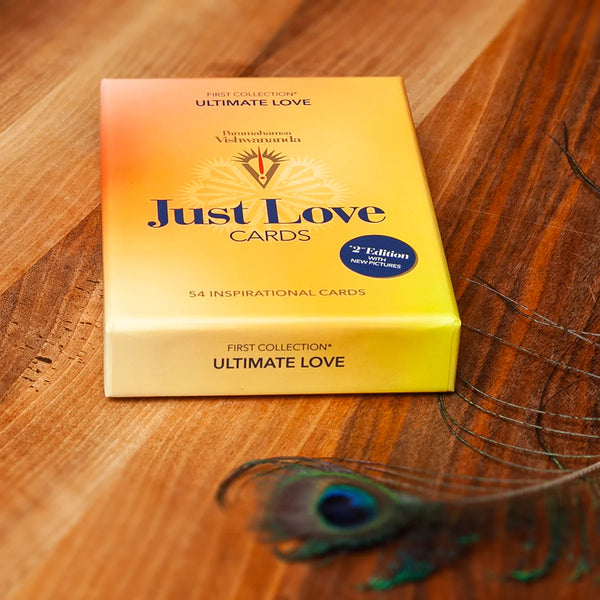 Just Love Cards set with 54 Sri Swami Vishwananda inspiration cards - Bhakti Shop