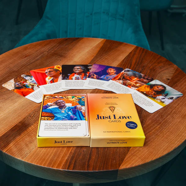 Just Love Cards set with 54 Sri Swami Vishwananda inspiration cards - Bhakti Shop
