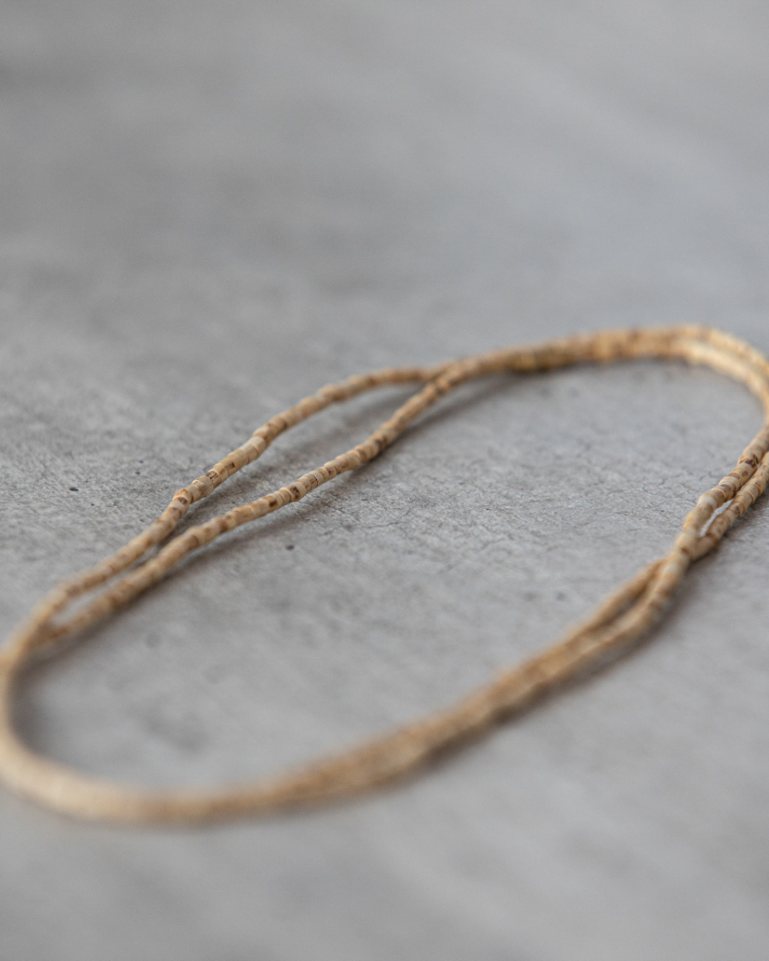 Tulsi Kanthi Mala | Barrel Beads