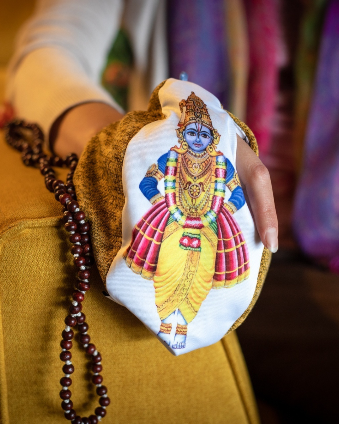 Panduranga Vitthala Mala Bag Hazel Gold