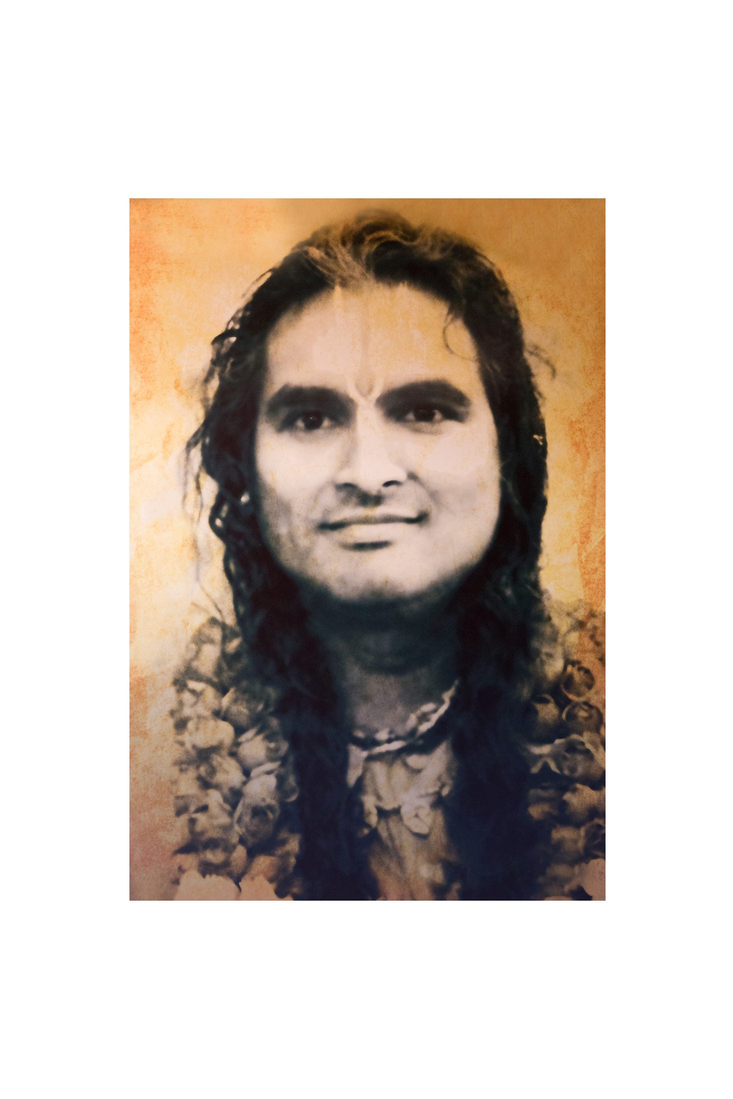 Paramahamsa Vishwananda & Mahavatar Babaji | ML 2 1/2 x 3 1/2 Black