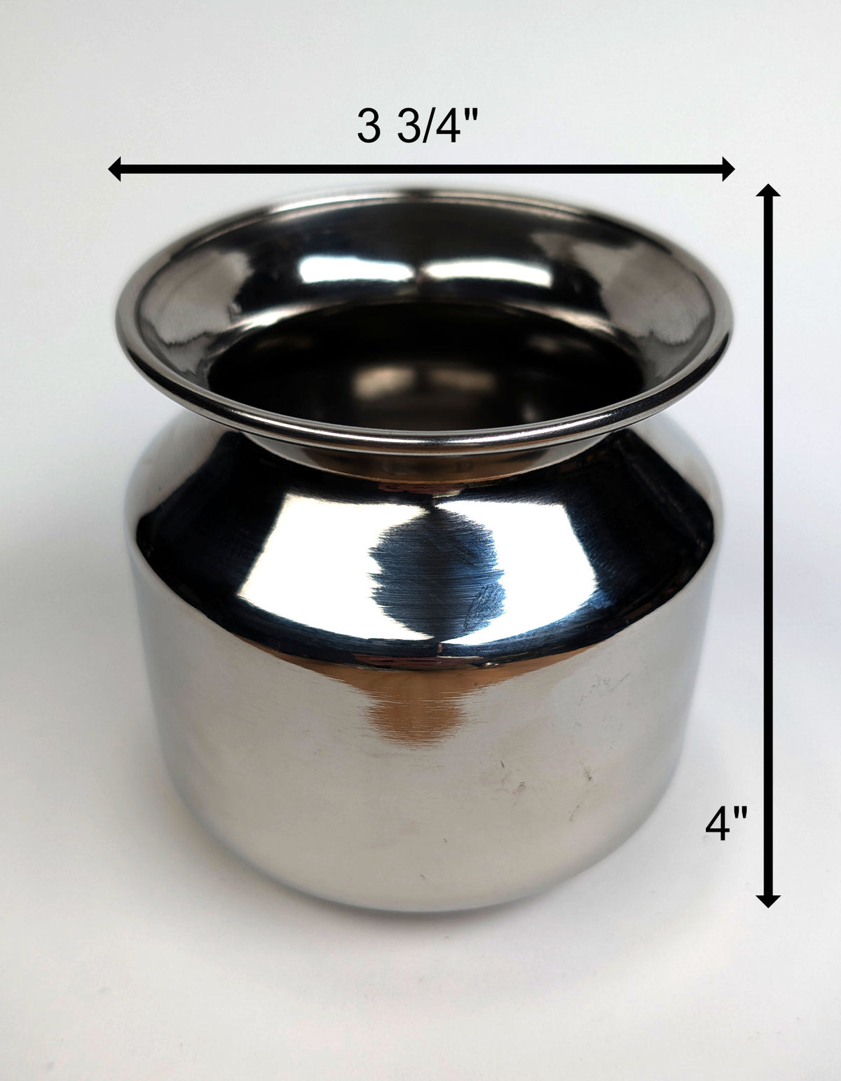 Lota Pot | Stainless Steel 4"