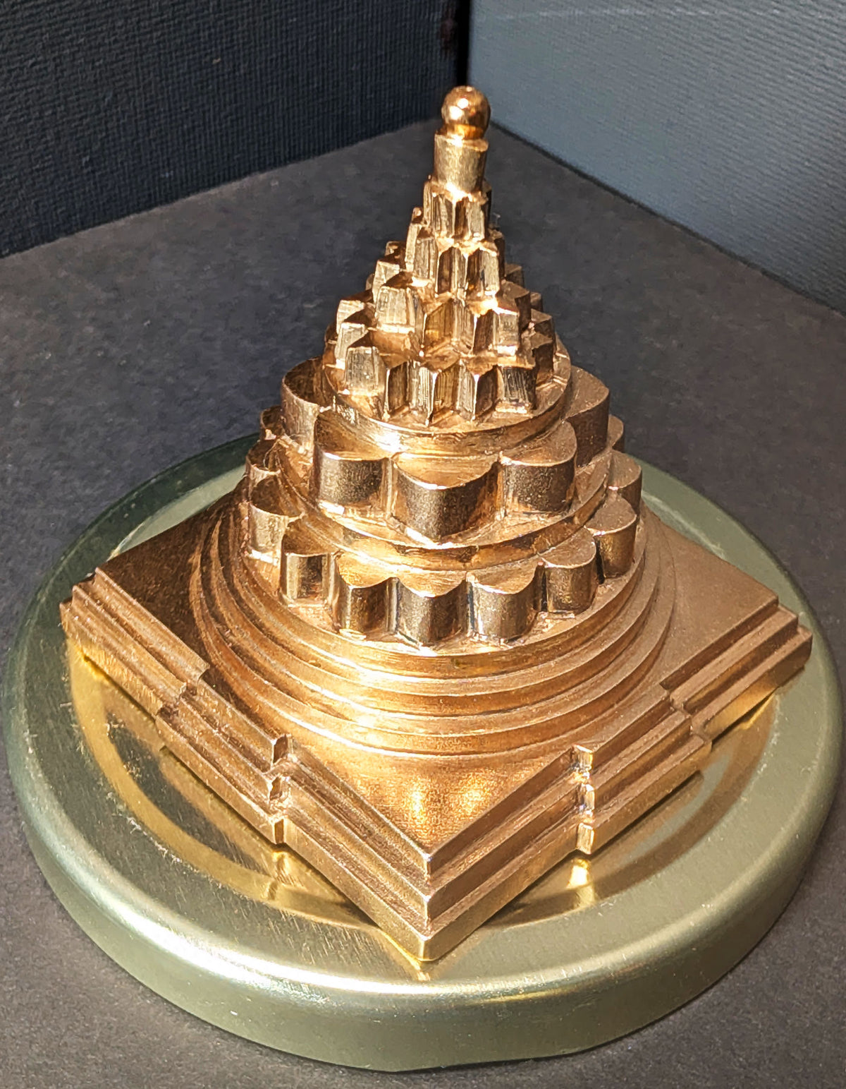 Maha Meru Sri Yantra | 2x2" Panchaloha