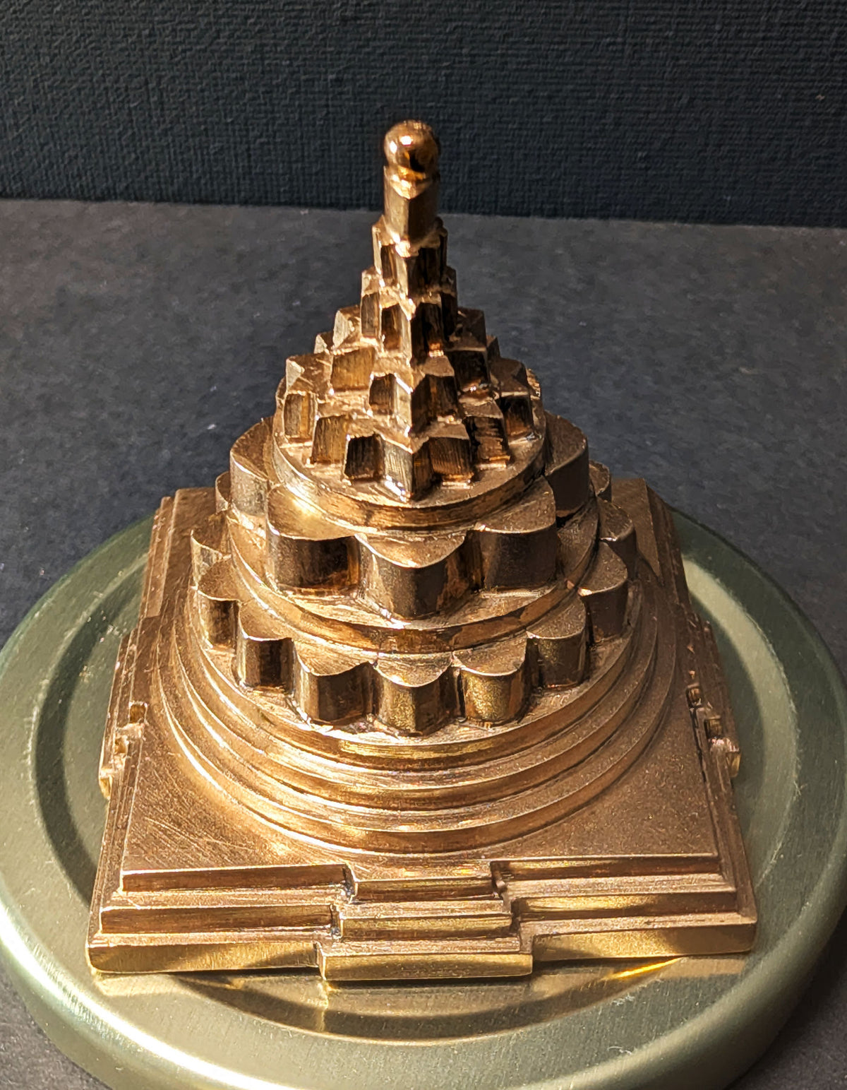 Maha Meru Sri Yantra | 2x2" Panchaloha