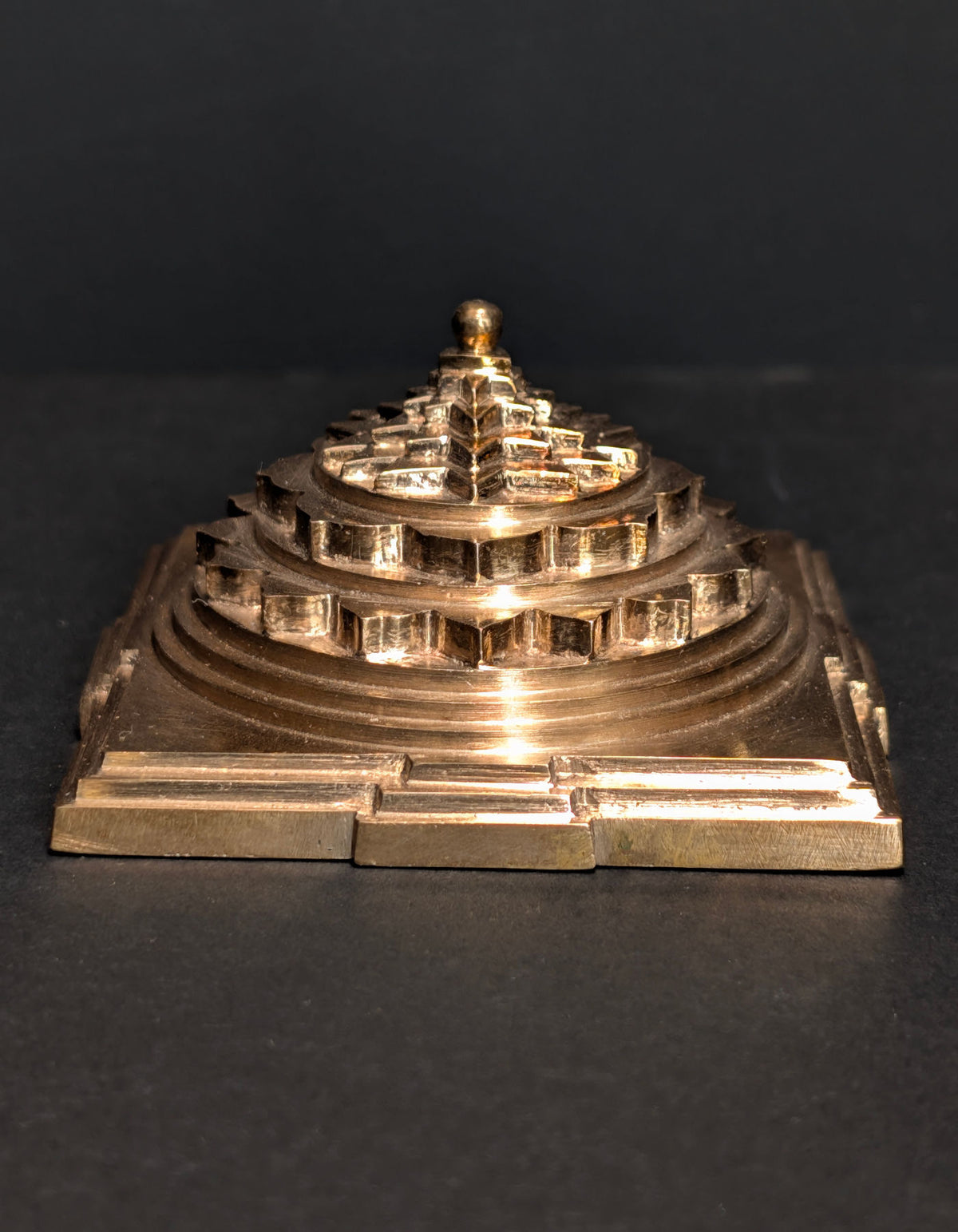 Maha Meru Sri Yantra | 3x3" Panchaloha 2