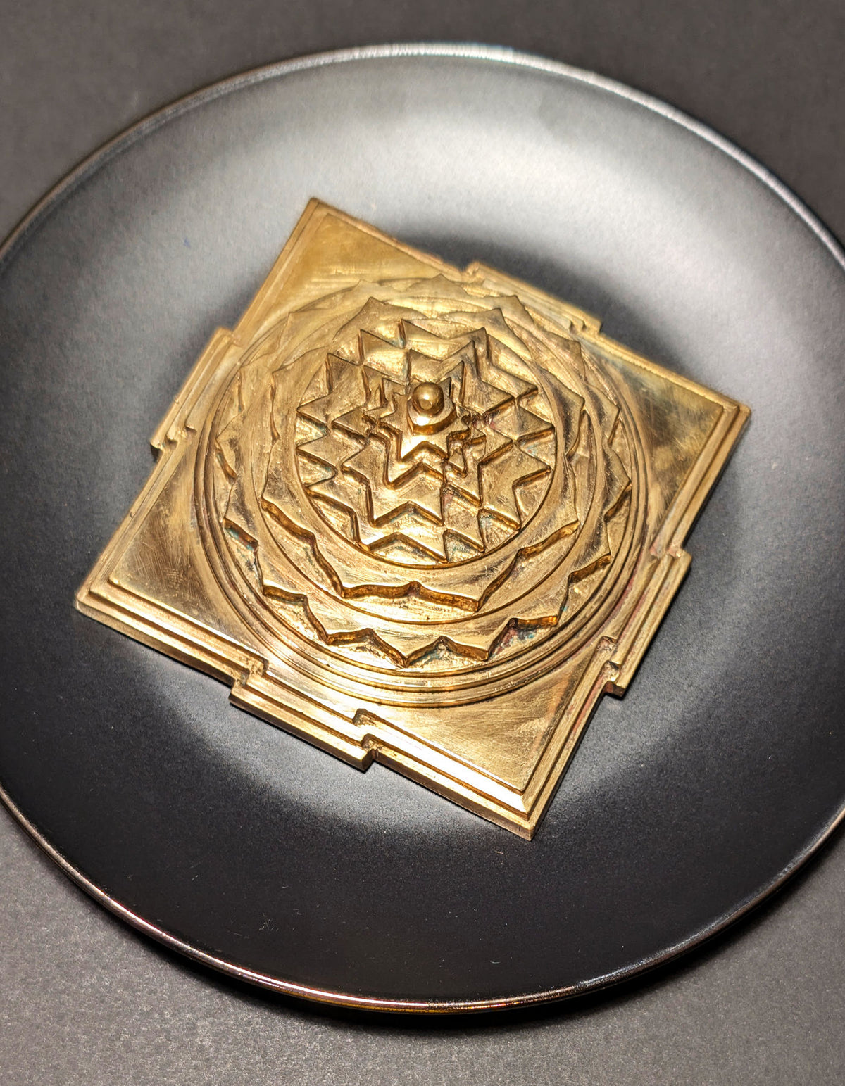 Maha Meru Sri Yantra | 4 1/8" Panchaloha