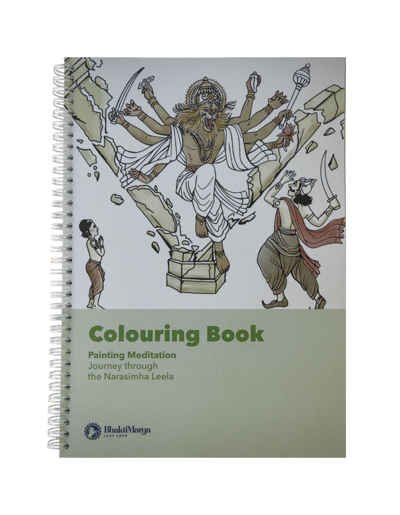 Journey through the Narasimha Leela | Coloring Book