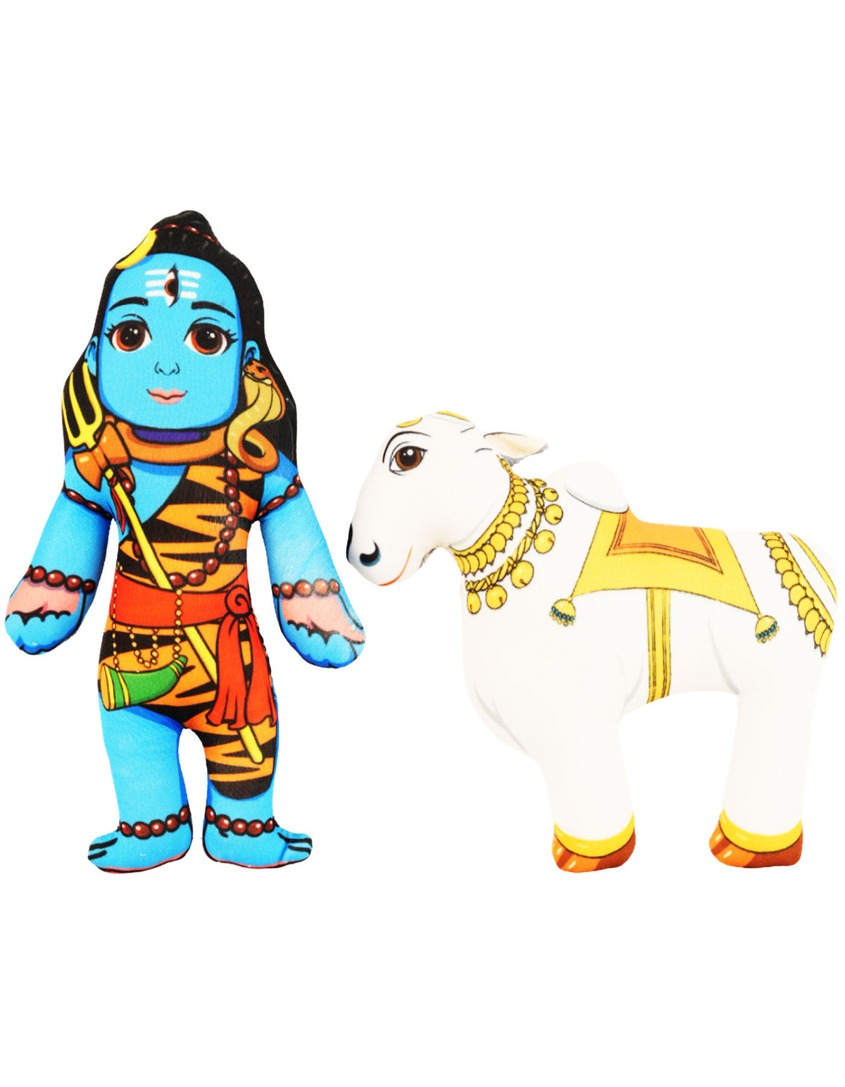 Plushie Shiva and Nandi Bull