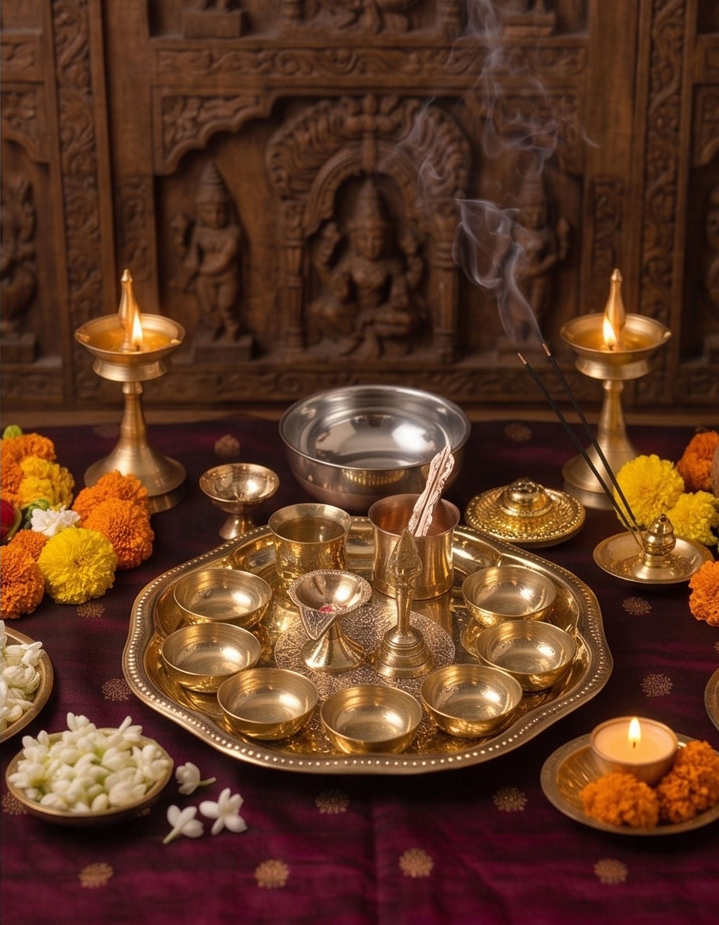 Puja Plate Set | Home Edition